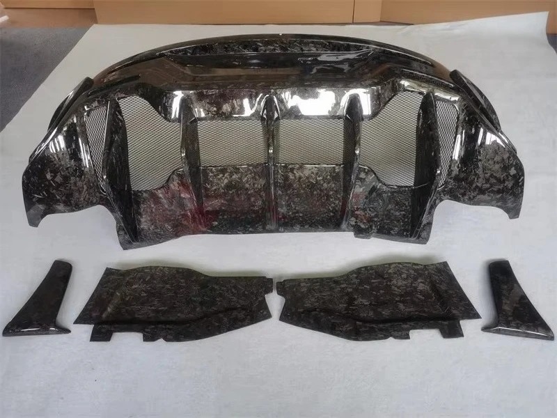 For  540c 570s Modification and Upgrading 600lt All Carbon Fiber Forged Rear Bumper Tail Cover Tail Wing Exhaust